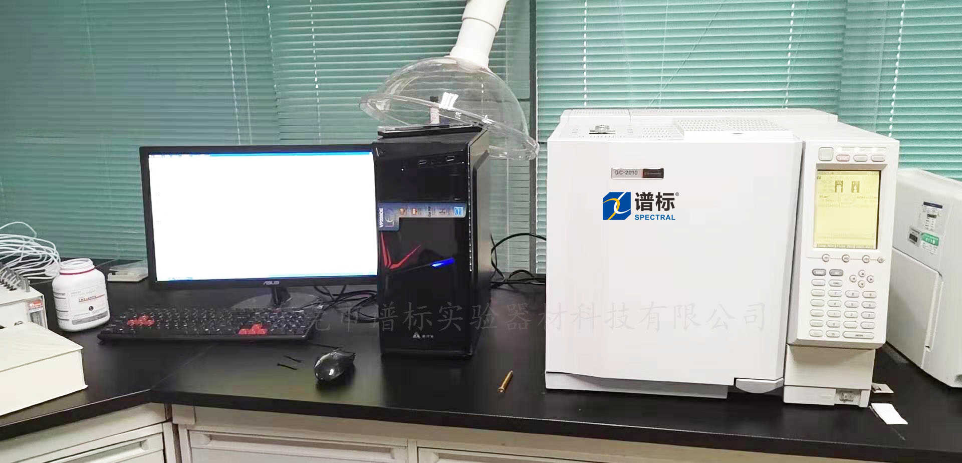 佛山某大型檢測公司購買我司二手氣相色譜GC-2010（雙進樣口 分流/不分流，雙FID）