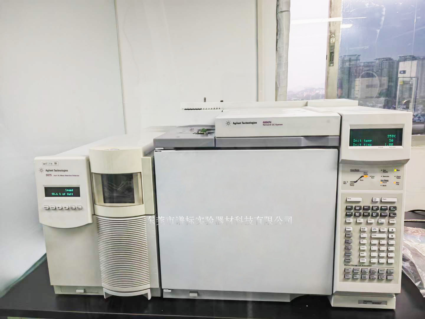 安捷倫GCMS氣質聯(lián)用儀6890N-5975（雙源）在廣州安裝調試